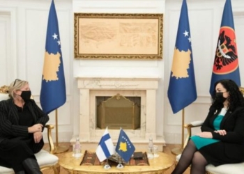 Presidentja Osmani priti në takim lamtumirës ambasadoren finlandeze, Pia Stjernvall