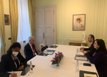 Osmani takon sekretarin e INTERPOL, shprehet vullneti për luftim të krimit ndërkufitar