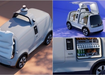 Automjeti i ri pa shofer për dërgesa vjen me një ‘airbag’ jashtë