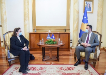 Konjufca kërkon njohjen nga Greqia në takimin me shefen e Zyrës Greke