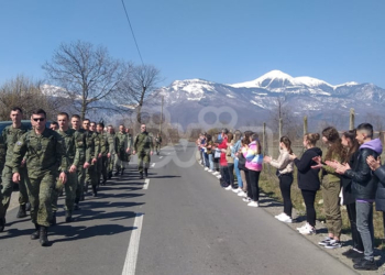 FSK marshon nga Deçani në Gllogjan
