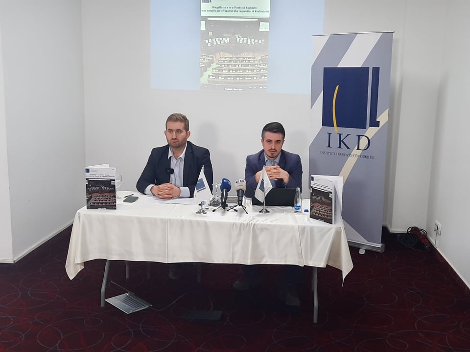 IKD gjen shumë parregullsi në Rregulloren e re e Punës së Kuvendit