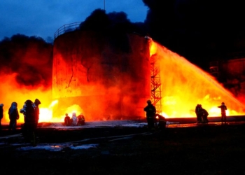 Rusia godet një depo karburanti në Lviv