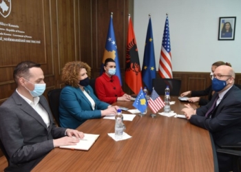 ​Hajdari takon Hovernier, vlerësohet bashkëpunimi Kosovë-SHBA