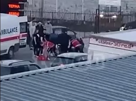 Vetura godet një këmbësore në Vushtrri (VIDEO)