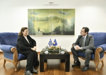 Kurti në takim me ambasadoren greke flasin për dialogun me Serbinë pas agresionit rus në Ukrainë
