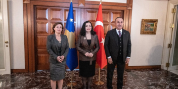 Osmani ne takim me ministrin e Jashtem turk.