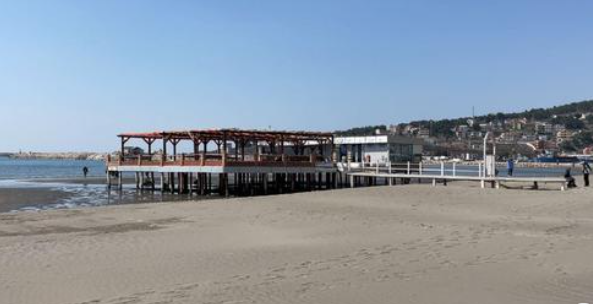 Shëngjin, deti është tërhequr sot me rreth 20 metra