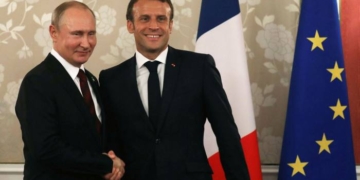 Vladimir Putin dhe Emmanuel Macron