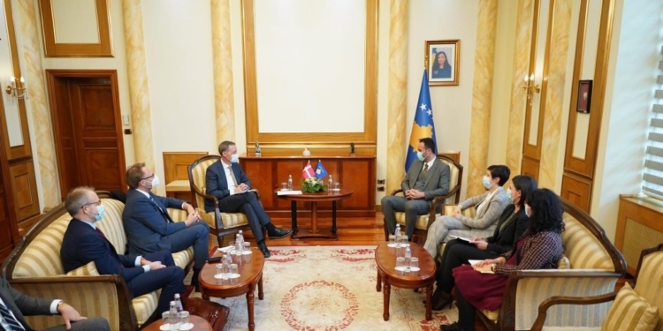 Konjufca takohet me ministrin e Drejtësisë së Danimarkës