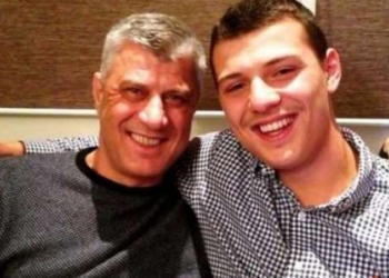 Djali i ish Presidentit Thaçi poston fotografi të pa publikuara të babait