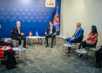 Abdixhiku  dhe Xhaferi diskutojnë nevojën e anëtarësimit të Kosovës në NATO