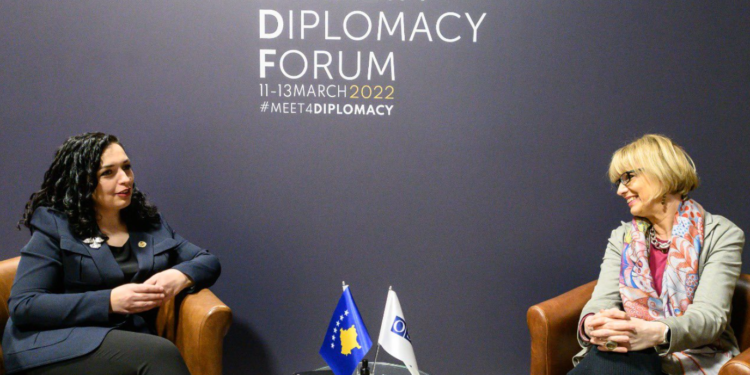 Osmani takohet me Sekretaren e Përgjithshme të OSBE-së