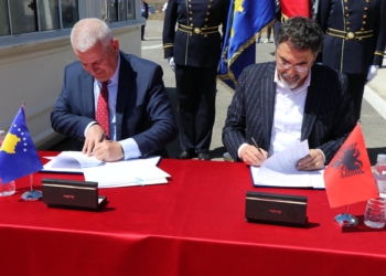 Kosova e Shqipëria hapin zyrtarisht pikën e përbashkët të kalimit kufitar, Krushevë – Shishtavec