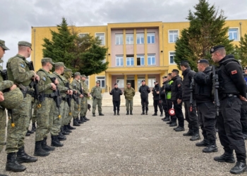 Policia ushtarake e  FSK-së  dhe ajo e Shqipërisë stërviten se bashku