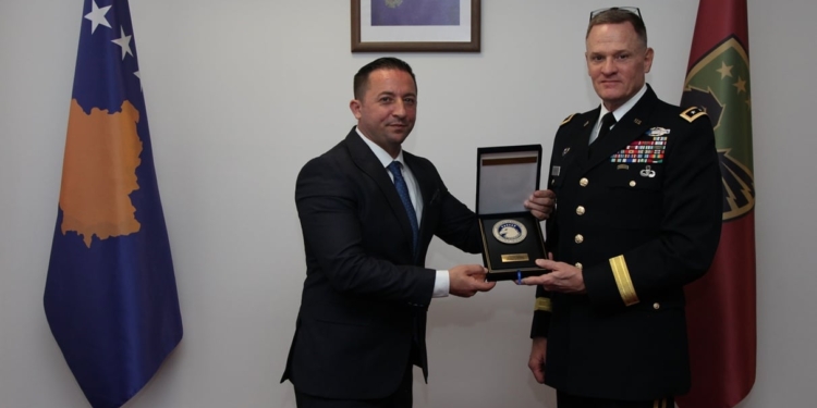Mehaj priti në takim Gjenerallejtënant Howard: Kosova qëndron fuqishëm krah SHBA-së