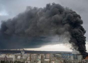 Pamje nga shpërthimi në Odesa të Ukrainës