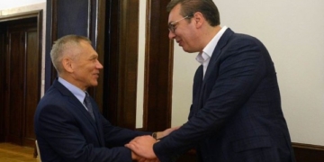Vuçiq ne takim me ambasadorin rus ne Beograd.
