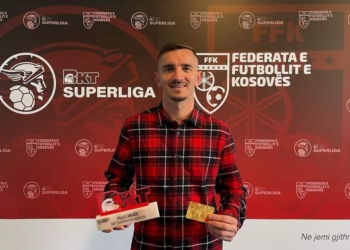Ergyn Ahmeti shpallet “Ylli i Javës” në Superligë