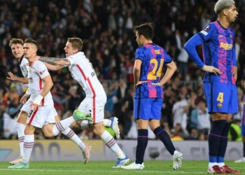 Oh Nou! Frankfurt e lë në shtëpi Barçën, West Ham me fitore komode ndaj Lyonit për të kaluar në gjysmëfinale