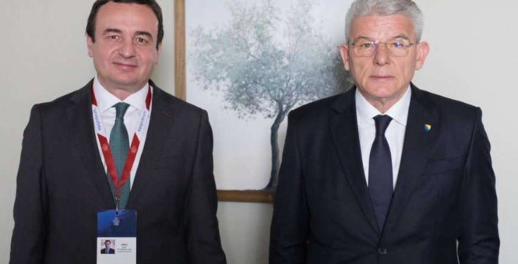 Kurti takon kryetarin e presidencës së Bosnjës: Duhet të jemi syhapur karshi Rusisë e Serbisë