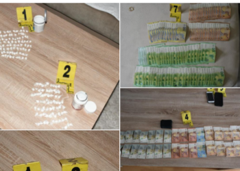 Arrestohen tre persona, sekuestrohet kokainë dhe 10 mijë euro