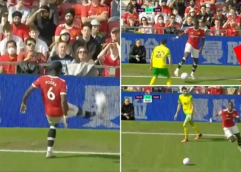 Për një stopim të topit që mund ta bëjë pothuajse çdo kush, Bruno e duartrokiti Pogban