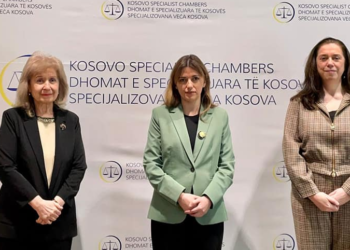 Haxhiu takohet me kryetaren e Dhomave të Specializuara, Ekaterina Trendafilova