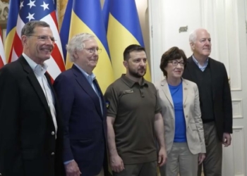 Zelensky pret në takim disa senatorë amerikanë