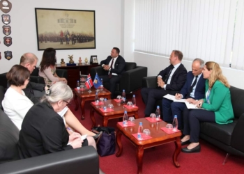 Mehaj pret një delegacion nga Norvegjia, flasin për rritjen e bashkëpunimit në mbrojtje e siguri