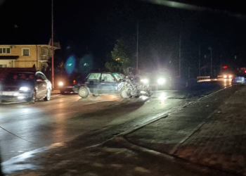 Aksident mes dy veturash në magjistralen Vushtrri – Mitrovicë