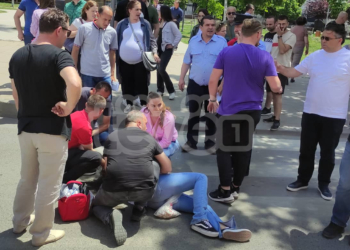 Goditet nga vetura një këmbësore në Prishtinë