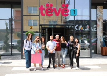 Një pjesë e stafit të EULEX-it vizituan ambientet e Tëvë1