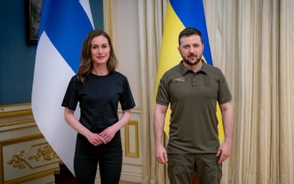 Zelensky: Mbështetja ushtarake e Finlandës për Ukrainën është e një rëndësie të madhe