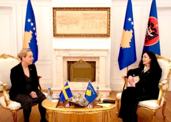 Presidentja Osmani pret në takim ambasadoren e Suedisë