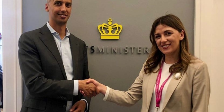 Ministrja Haxhiu takon homologun e saj danez, flasin për bashkëpunim