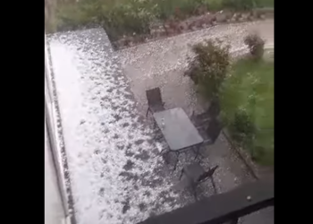 Shi e breshër në disa pjesë të Kosovës