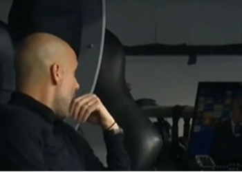 Guardiola nuk ka qenë kurrë kaq i dëshpëruar: Shkoni reagimin teksa shikonte konferencën e Ancelottit pas eliminimit