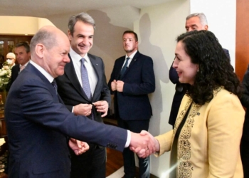 Osmani takohet me kancelarin gjerman: Kosova është e bekuar me mbështetjen nga Scholz