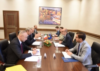 Delegacioni shtetëror italian pritet në Ministrinë e Punëve të Jashtme