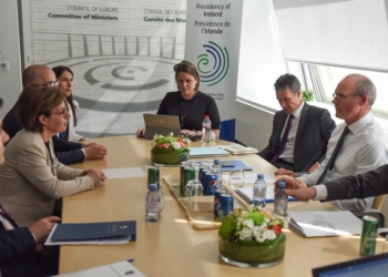Gërvalla diskuton me homologun irlandez për anëtarësimin në KiE