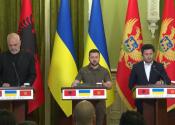 Zelensky takon Ramën e Abazoviqin në Kiev, falënderon Shqipërinë dhe Malin e Zi për mbështetjen ndaj Ukrainës