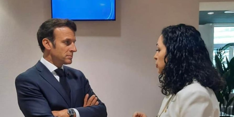 Presidentja Osmani takohet me Macronin para Samitit të Brukselit