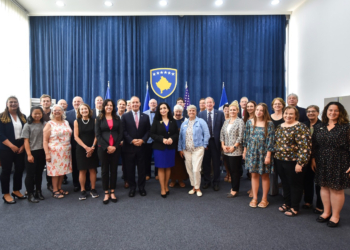 Presidentja Osmani takon një delegacion nga shteti i Iowa-s