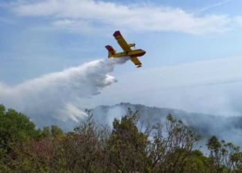 Vijon të digjet mali i Çikës në Vlorë, avionët grekë nuk arrijnë të shuajnë flakët