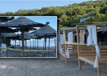 Aksion për lirimin e plazheve publike, policia mbledh 489 çadra dhe shezlongë