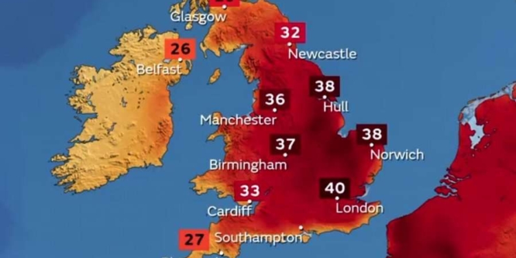 Britania shpall emergjencë kombëtare nga nxehtësia e madhe