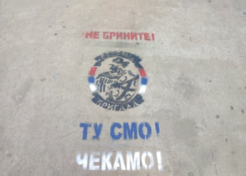 Shfaqen grafite me thirrje nacionaliste në Mitrovicën e Veriut