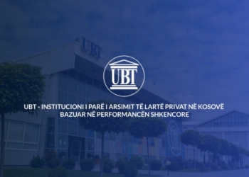 UBT rangohet përsëri si institucioni i parë i arsimit të lartë privat në Kosovë
