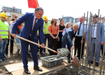 Vihet gurthemeli i objektit të ri të QKMF-së në Mitrovicë